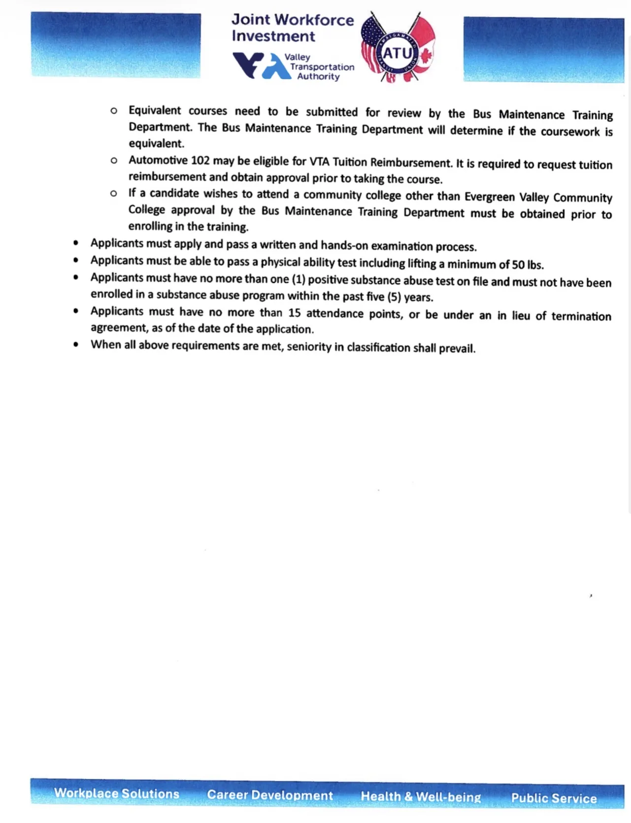 JWI ANNOUNCEMENT
